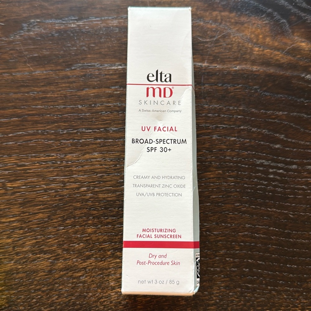 New in box Elta MD SPF 30+ Moisturizing Facial Sunscreen